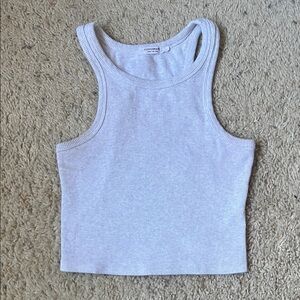 PEPPERMAYO heather gray ribbed tank top